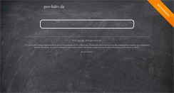 Desktop Screenshot of pro-hdtv.de